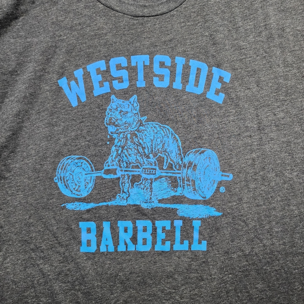 Westside Barbell Classic Nitro Gray/Blue Tshirt 4XL